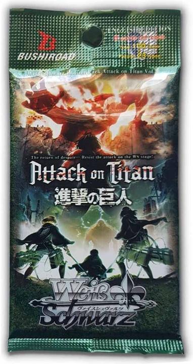 Actual product image Weiss Schwarz Attack on Titan: Vol.2 Booster Box - Reprint - EN (English, Booster Pack)