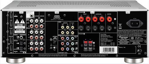 Produktbild Pioneer VSX-820-S, 5.1 AV-Receiver, HDMI 1.4a, Silber