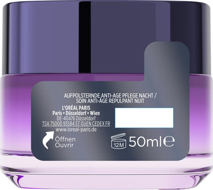Actual product image L'Oréal Paris Loreal, Revitift Filler, Night Cream, 50 ml (50 ml, Night cream)