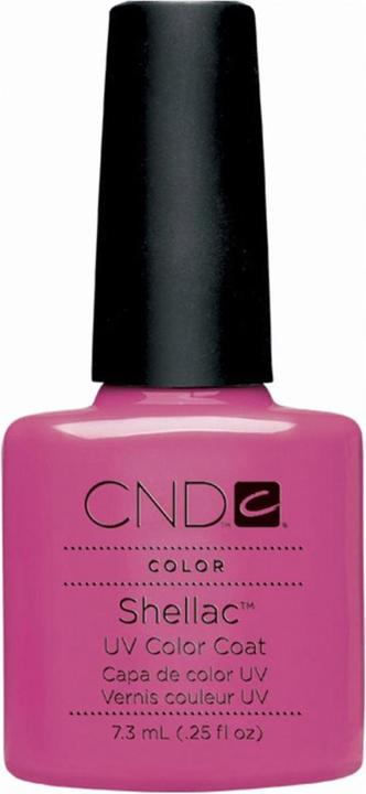CND Shellac - Color Coat Hot Pop Pink (Hot Pop Pink, UV-Gel Lack)
