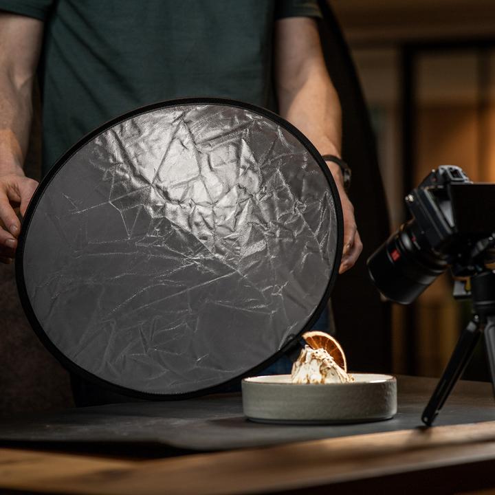 Actual product image Caruba Reflectiescherm 2 in 1 Goud & Zilver 110cm