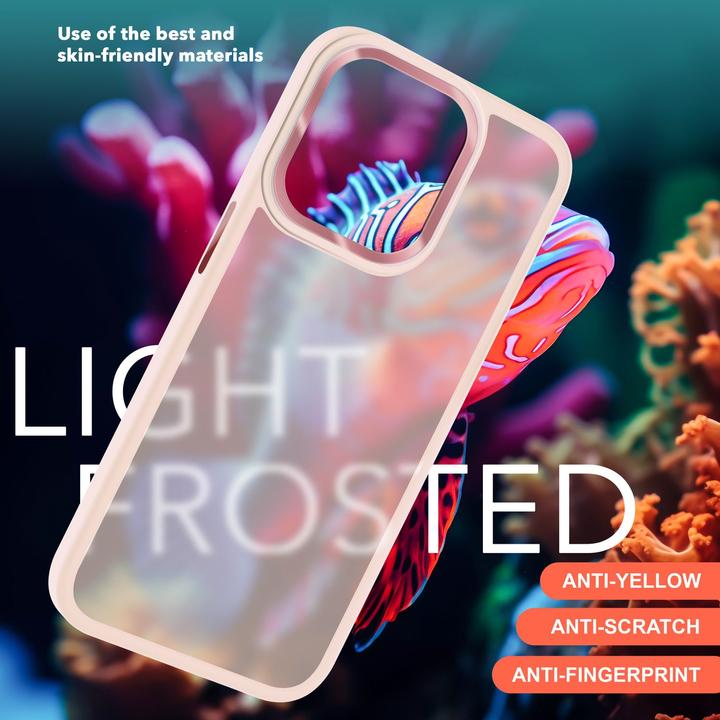 Produktbild Nalia Hybrid Hülle Matt Transparent Frosted (Apple iPhone 15 Plus)
