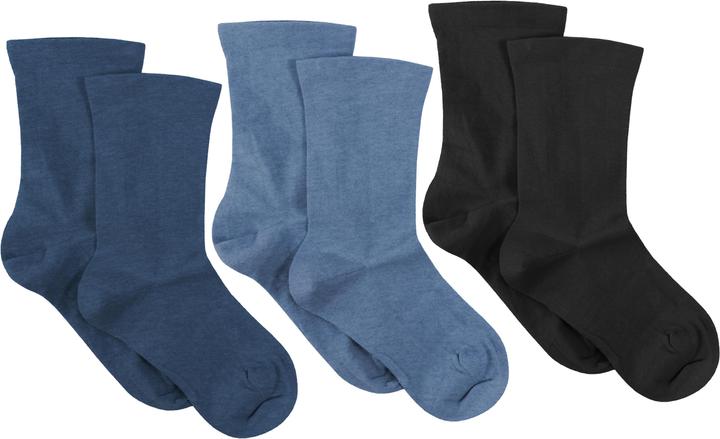 Actual product image Normani 3 pairs of health socks with comfort waistband (pack of 3, 35 - 38)