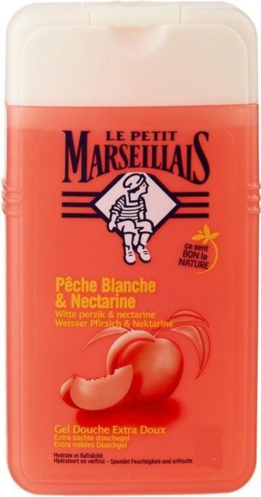 Actual product image Le Petit Marseillais Shower Cream Peach / Nectarine BIO (250 ml)