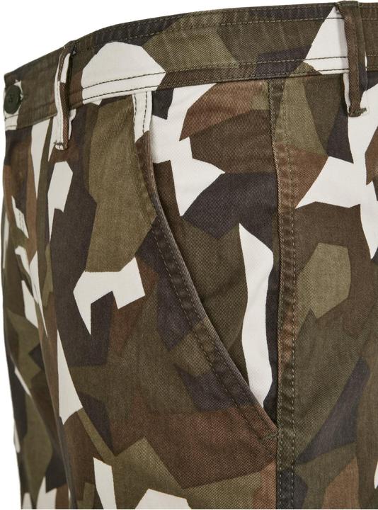 Immagine prodotto Urban Classics Pantaloncini Cargo in twill stretch mimetico geometrico (30)