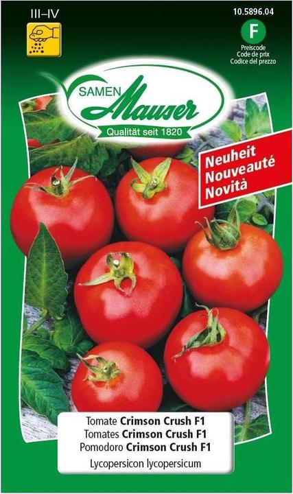 Samen Mauser Tomate Crimson Crush F1 (Graines de légumes)
