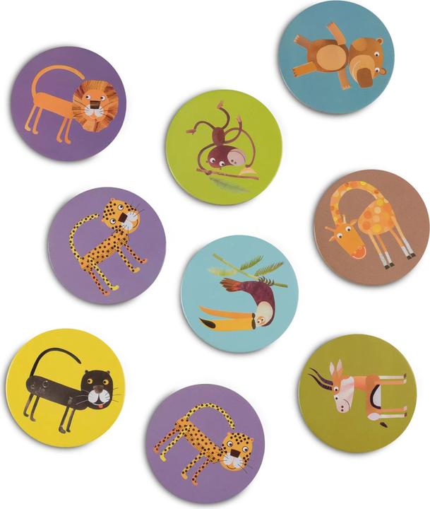Actual product image Djeco Memory Jungle (German, French, Italian, English)