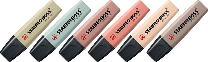 Immagine prodotto STABILO BOSS NATURE COLORS - evidenziatore (colore assortito, 5 mm, 6 x)