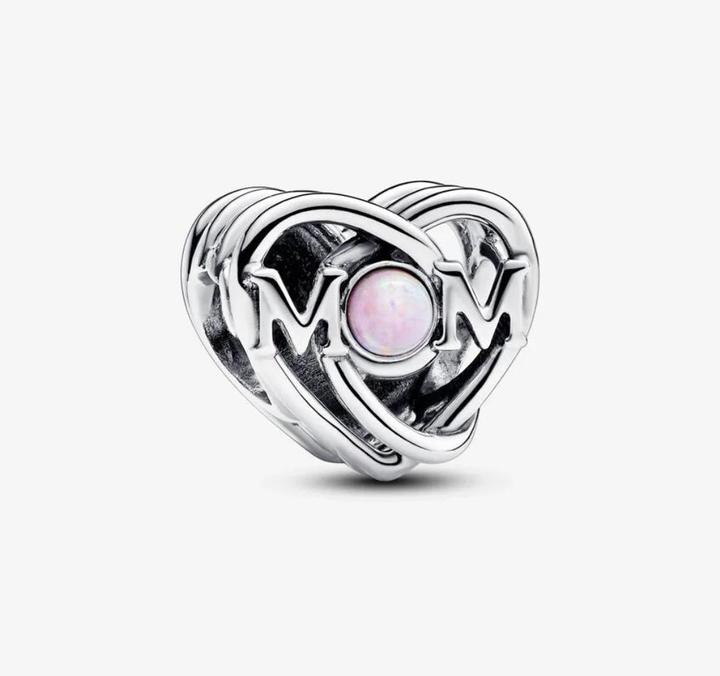Image du produit Pandora Coeur Charm Maman (Argent massif)