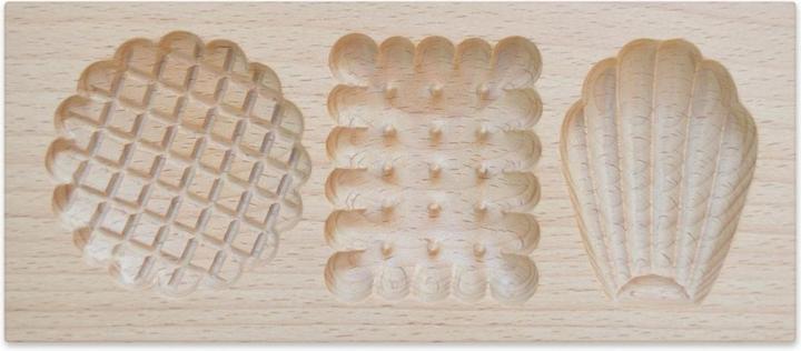 Immagine prodotto ScrapCooking Stampo in legno per biscotti ripieni Petits Biscuits, 20x10x2cm