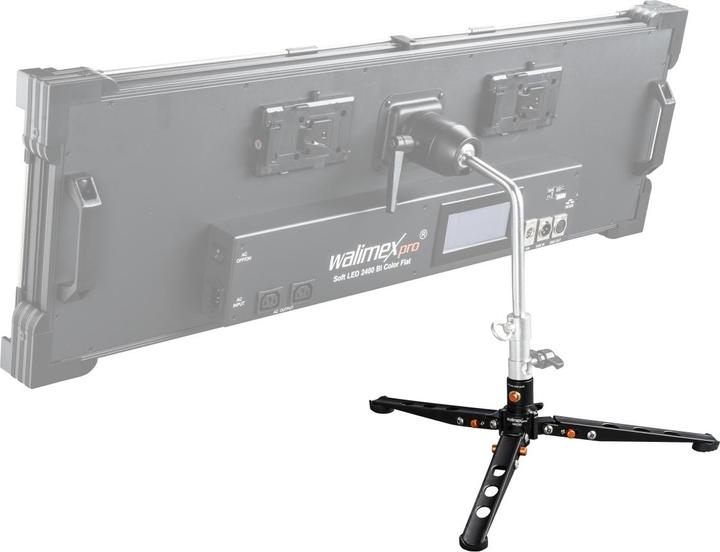 Image du produit Walimex pro pro Ground Rocker GR230 Trépied de sol et barre de support (Métal, Matières plastiques)