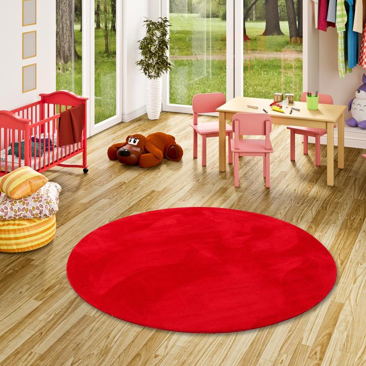 Image du produit Pergamon Kinder Super Soft Fellteppich Pearl Kids Rund (120 x 120 cm)