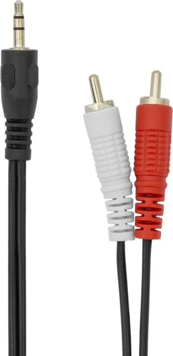 Produktbild Sbox 3.5mm M.->2 X RCA M, 2M 3.5-2RCA-M/M-2 (2 m, 3.5mm Klinke (AUX))