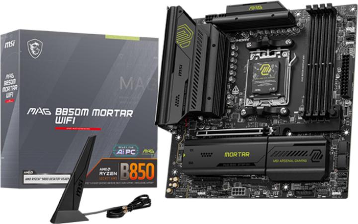 Actual product image MSI MAG B850M Mortar WiFi (AM5, AMD B850, mATX)