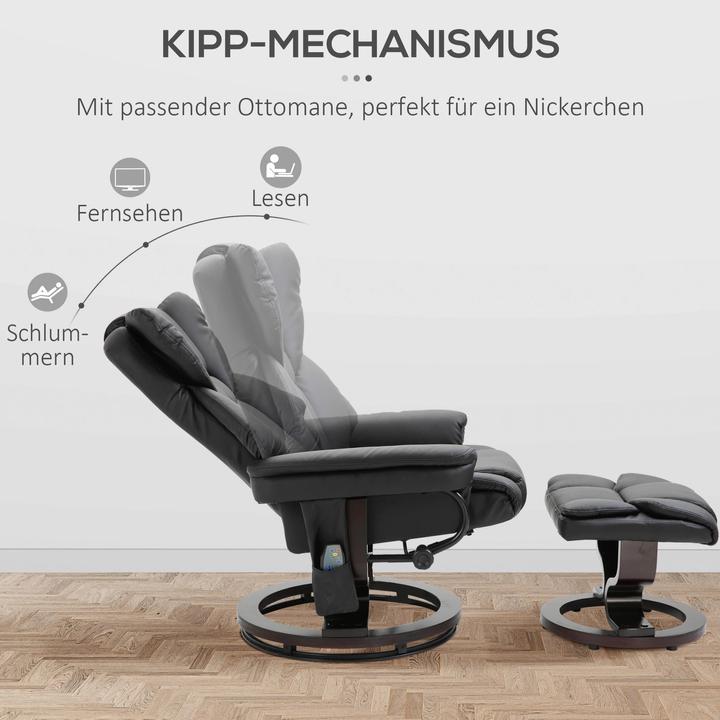 Produktbild Homcom Massagesessel mit Liegefunktion