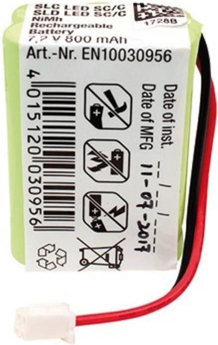 Esylux SLC SLd SC/C BatteriaEN10030956Batteria di ricambio - Batteria - 800 mAh (6 pz., Specifico del dispositivo, 800 mAh)