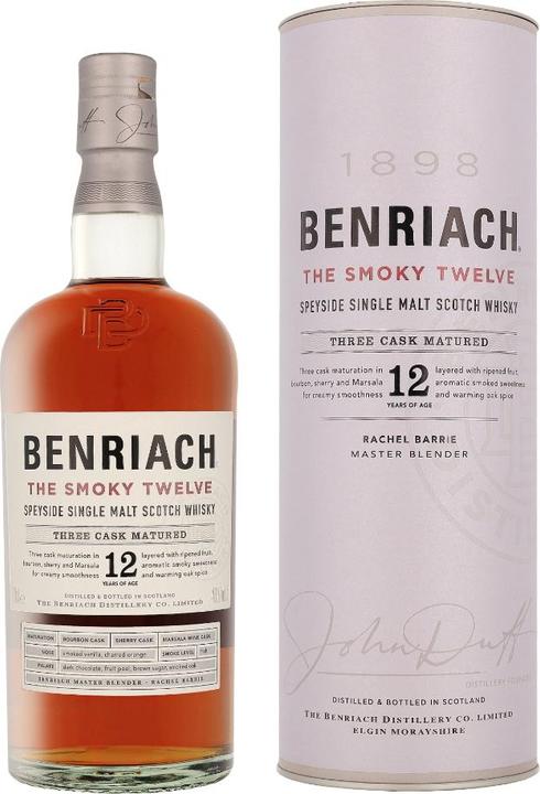 Produktbild BenRiach 12 Year Old The Smoky Twelve (Single Malt, Scotch Whisky)