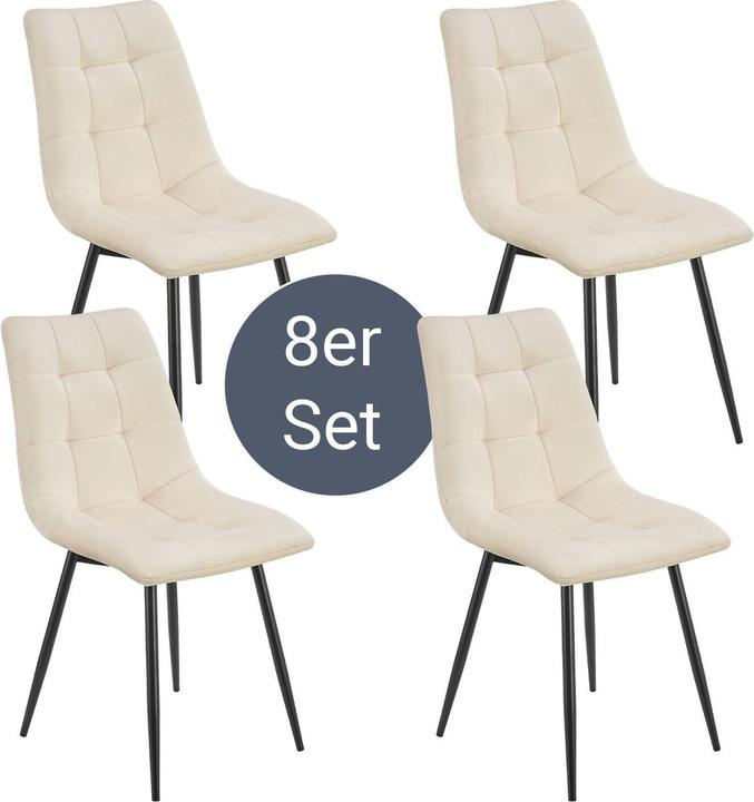 Actual product image Juskys Esszimmerstuhl Blanca Set