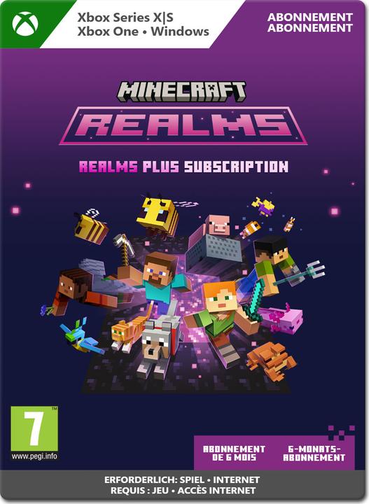 Produktbild Microsoft Minecraft Realms Plus 6 Monate