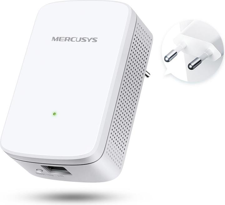 Immagine prodotto Mercusys ME10 estensore di rete Ripetitore di rete Bianco 10 (300 Mbit/s)