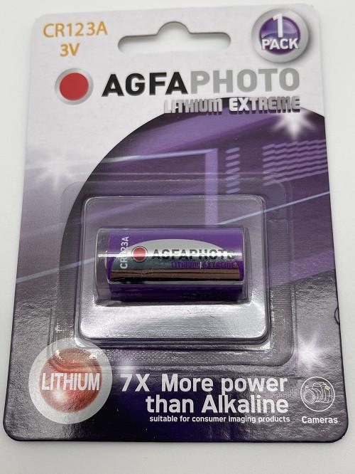 Actual product image AGFAPHOTO Lithium CR 123 A (1 pcs., CR123A, 1300 mAh)
