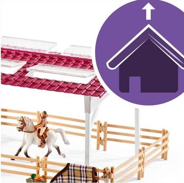 Produktbild Schleich Reiterhof mit Reiterin und Pferden
