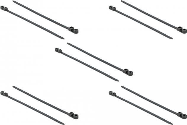 Produktbild Delock Cable Tie with Fastening Eyelet (Kunststoffkabelbinder, 400 mm, 10 Stk.)