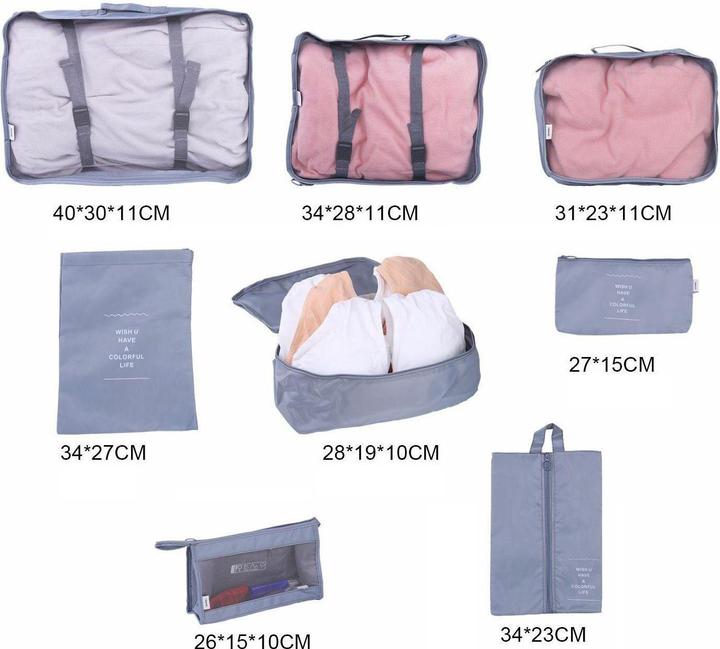 Image du produit JTI Kit de sacs de rangement - 8 pièces