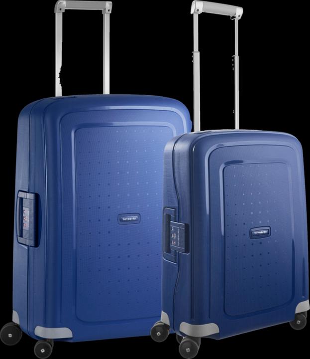 Samsonite S'cure Spinner 55+69 cm dunkelblau Kofferset (79 l)