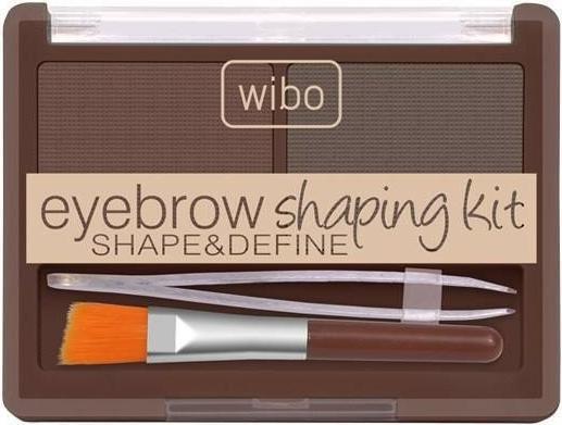 Wibo Shape&Define Eyebrow Shaping Kit zestaw do stylizacji brwi Dark