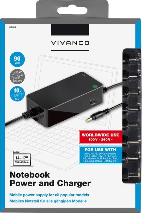 Image du produit Vivanco IT- PO NB AC 90 (90 W)