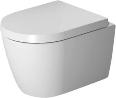 Actual product image Duravit WWC ME by Starck COMPACT RIMLESS deep, 370x480mm white/white satin finish WG