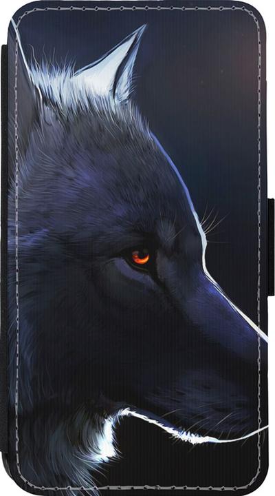 Actual product image PhoneLook Cover Wallet black Wolf Shape (Apple iPhone 13 mini)