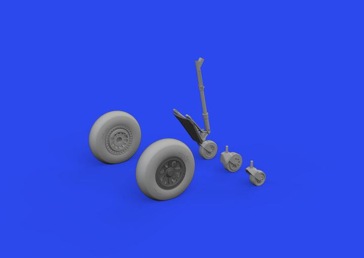 Immagine prodotto Eduard Ruote TBF/TBM con pneumatici lisci 1/48 ACADEMY