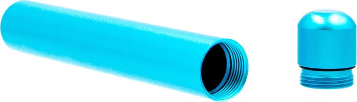 BestV Smell Proof Metal Tube Blue 12 x 1.8 cm