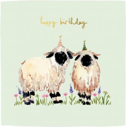 Produktbild Louise Mulgrew Glückwunschkarte Schafe - Happy Birthday - von (1 Stk.)