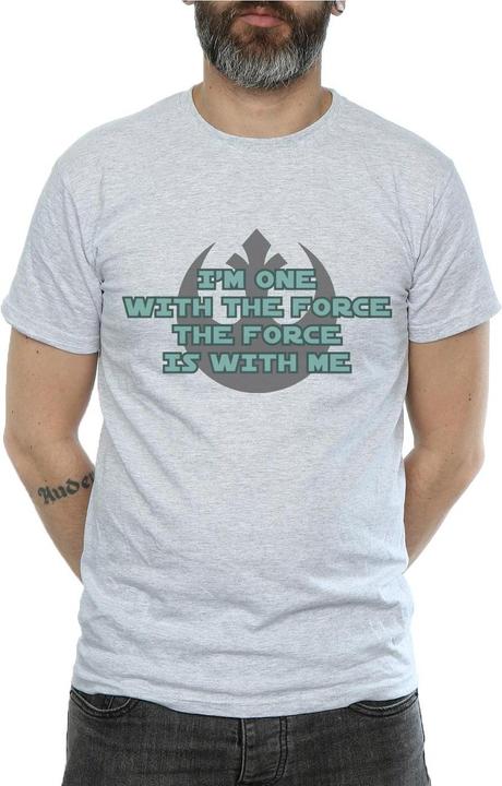 Image du produit Star Wars - T-shirt ROGUE ONE I'M ONE WITH THE FORCE GREEN - Homme (XXL)