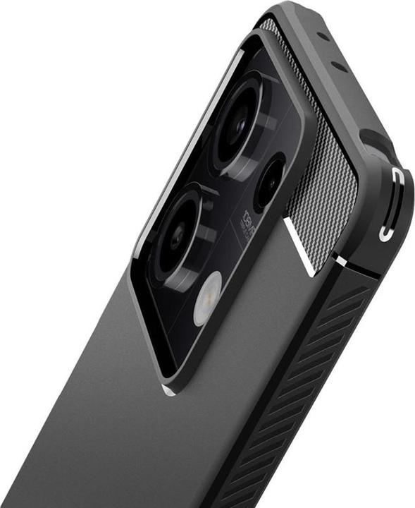Actual product image Spigen Rugged Armor case for Xiaomi Redmi Note 13 5G - matte black (Xiaomi Redmi Note 13 5G)