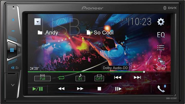 Actual product image Pioneer DMH-G220BT Car Media Receiver Bluetooth (Android car)