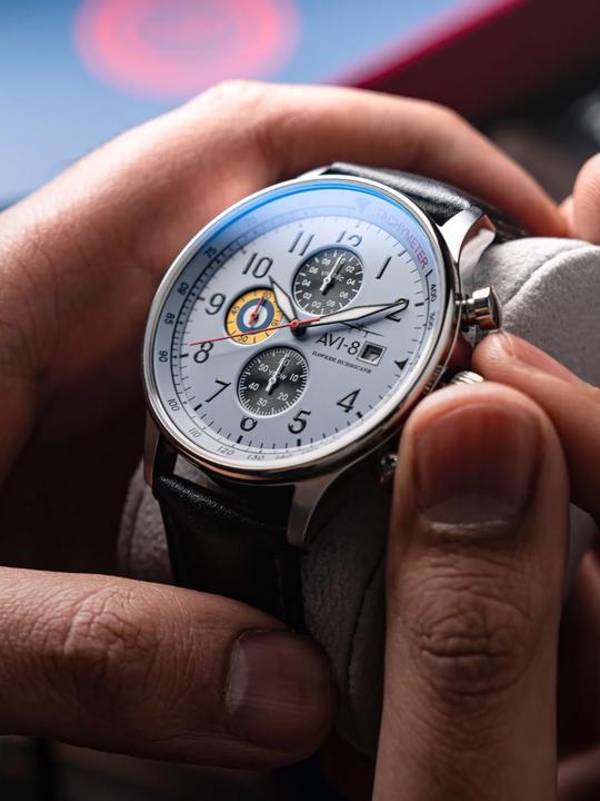 Actual product image AVI-8 AV-4011-0V Hawker Hurricane (Chronograph)