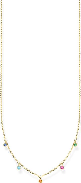 Actual product image Thomas Sabo Chain (925 silver, 750 yellow gold gilding, 40 - 45 cm)