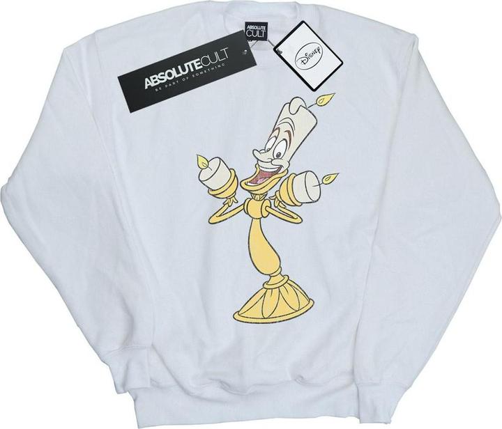 Produktbild Disney Beauty And The Beast Lumiere Distressed Sweatshirt (L)