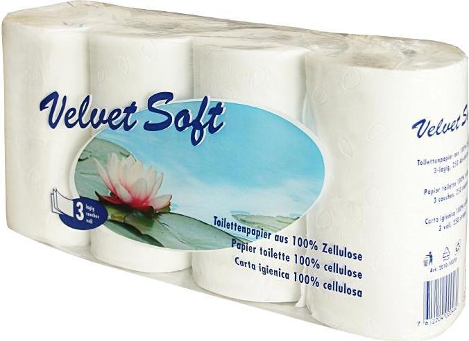 Image du produit Velvet Papier toiletteSoft FSC (8 x)