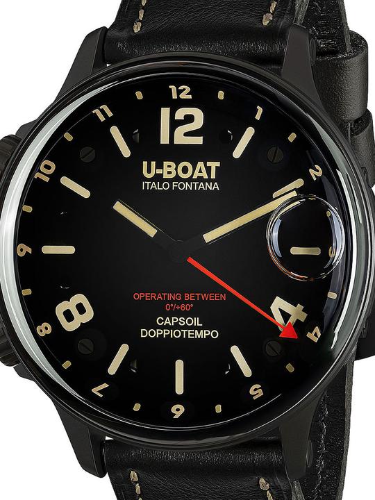 Image du produit U-Boat 9671 Capsoil Doppioempo DLC GMT (Montre de sport, 55 mm)