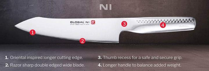 Actual product image Global Santoku knife 71GN006