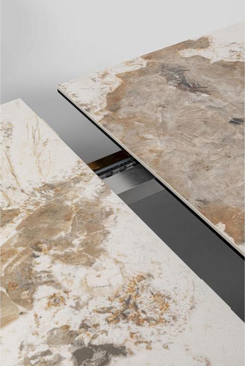 Produktbild Kare Design Ausziehtisch Connesso Brass 200(+60)x100cm