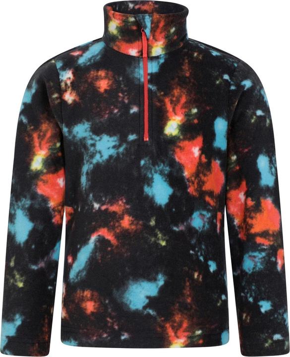 Actual product image Mountain Warehouse Childrens/Kids Pursuit Dinosaur Skeleton Half Zip Fleece Top (146, 152)