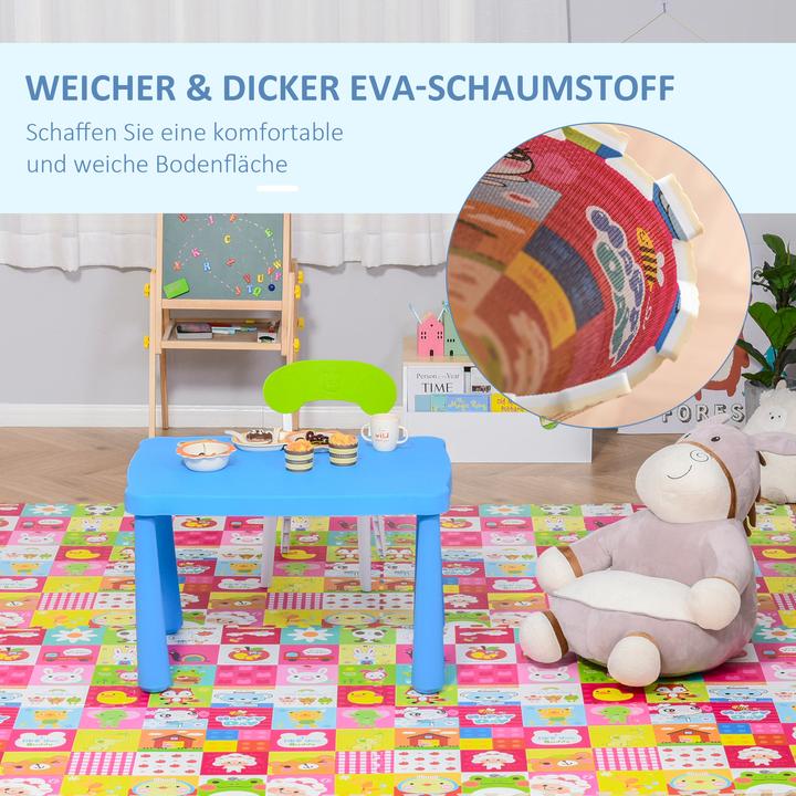 Produktbild Homcom Puzzlematte 16-teilig (61.5 x 61.5 x 1 cm)