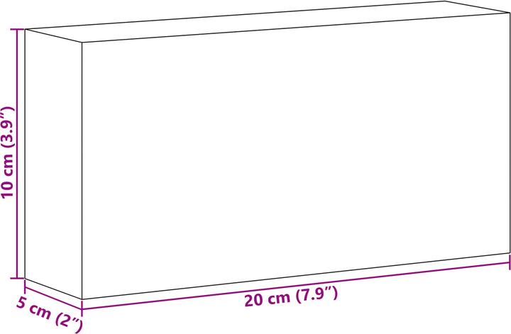 Produktbild VidaXL Salzsteine 10 Stk. 20x10x5 cm 23 kg Rosa