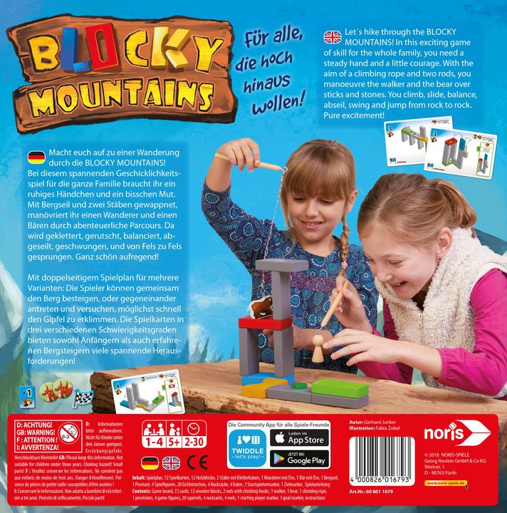 Actual product image Noris Blocky Mountains (German, English)